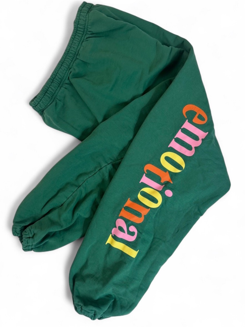 Mayfair “emotional” Green Jogger Sweats